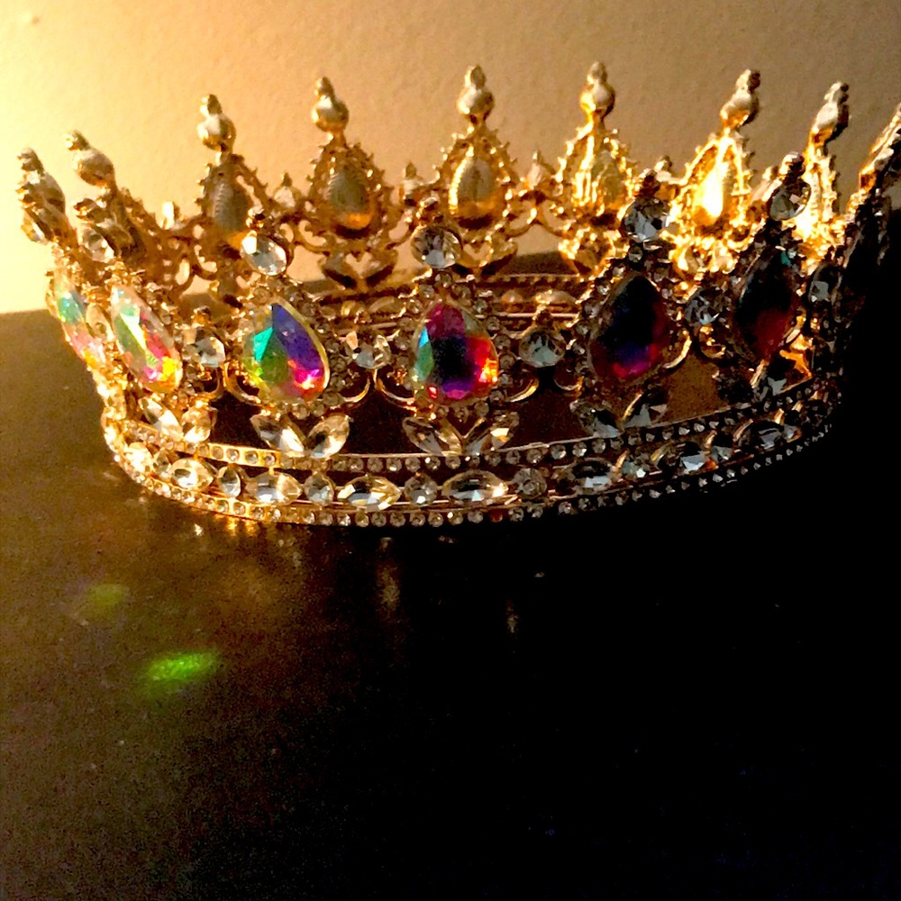 Gold multicolored Crown